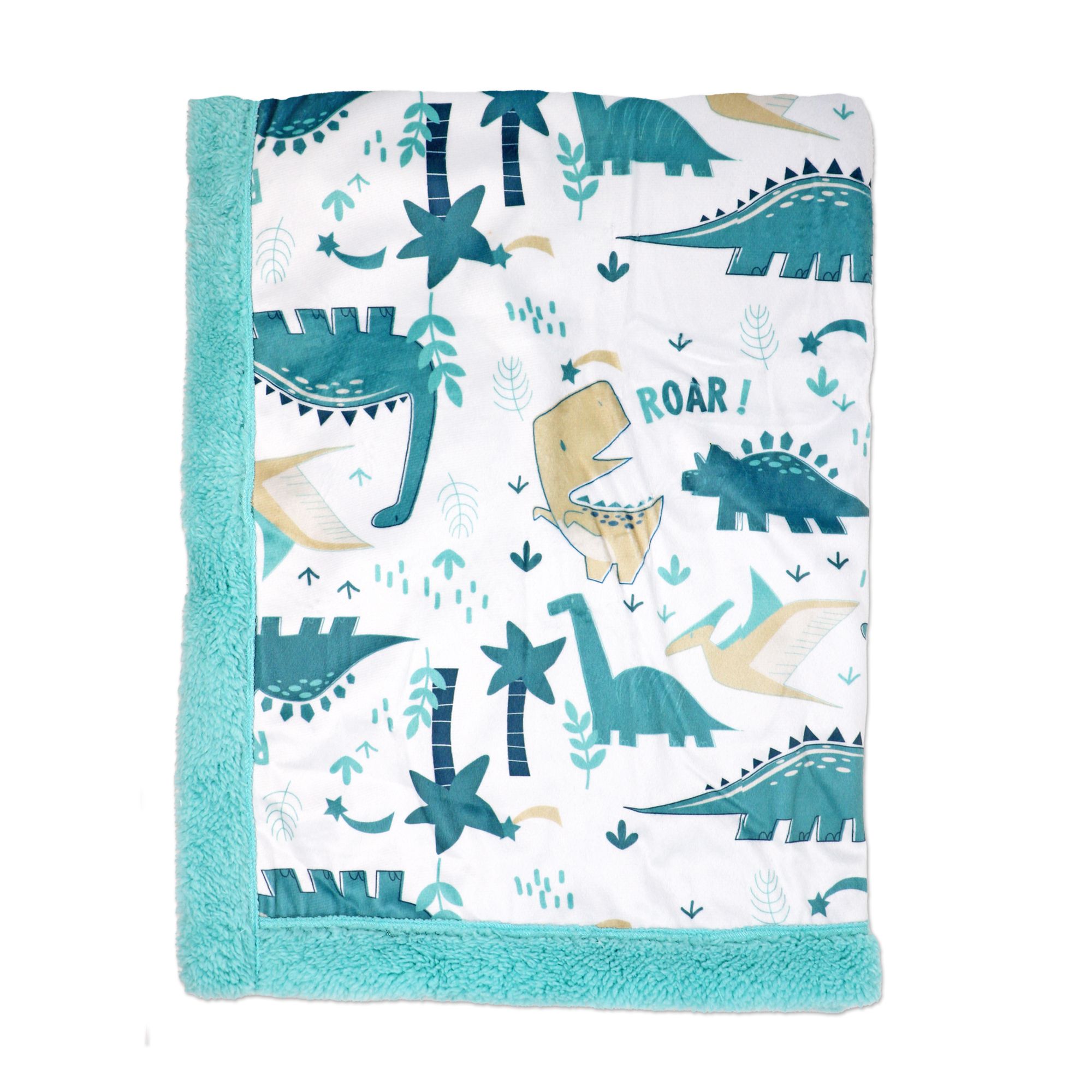 MINK SHERPA BLANKET - DINO