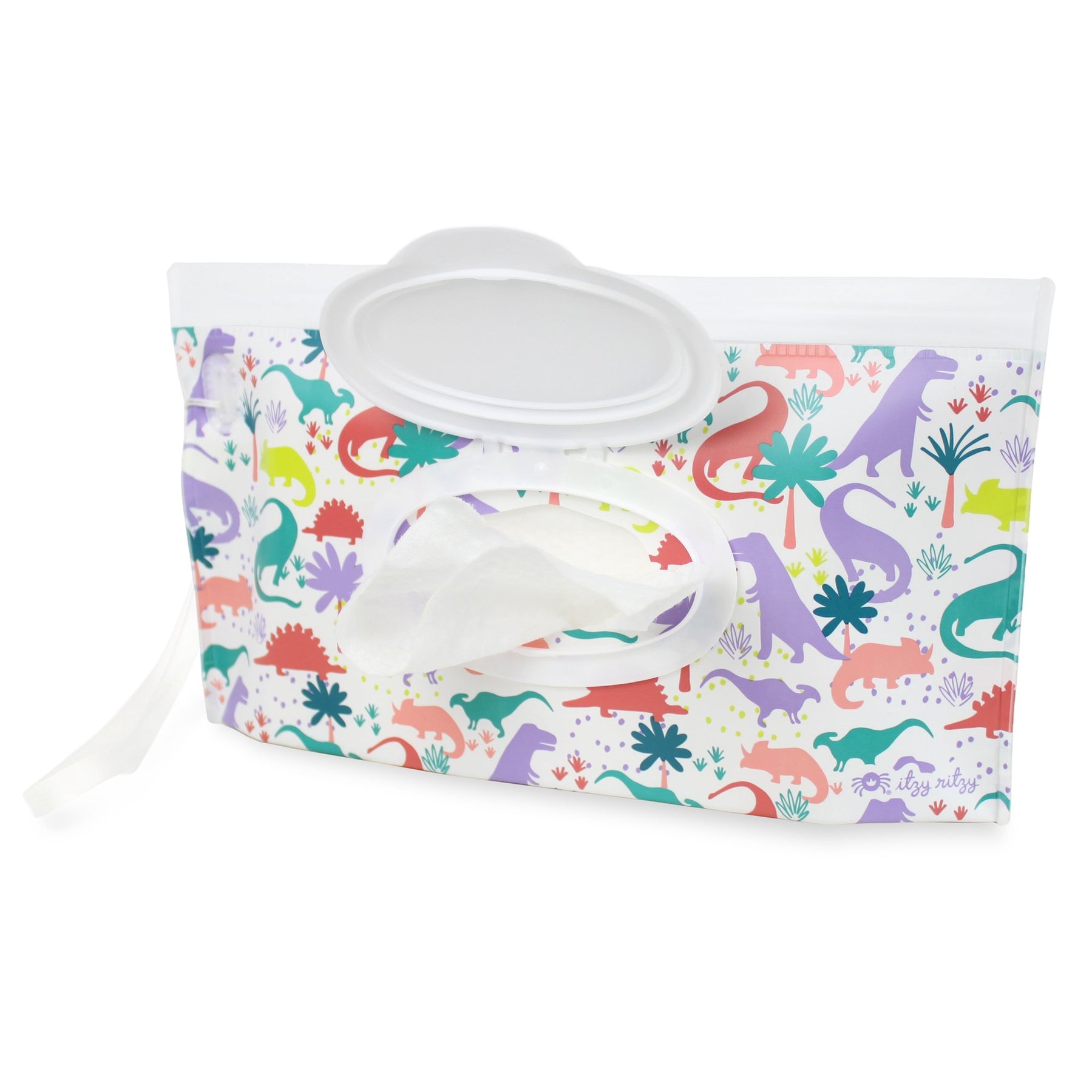Pouch Wipes Case Lilac Dino