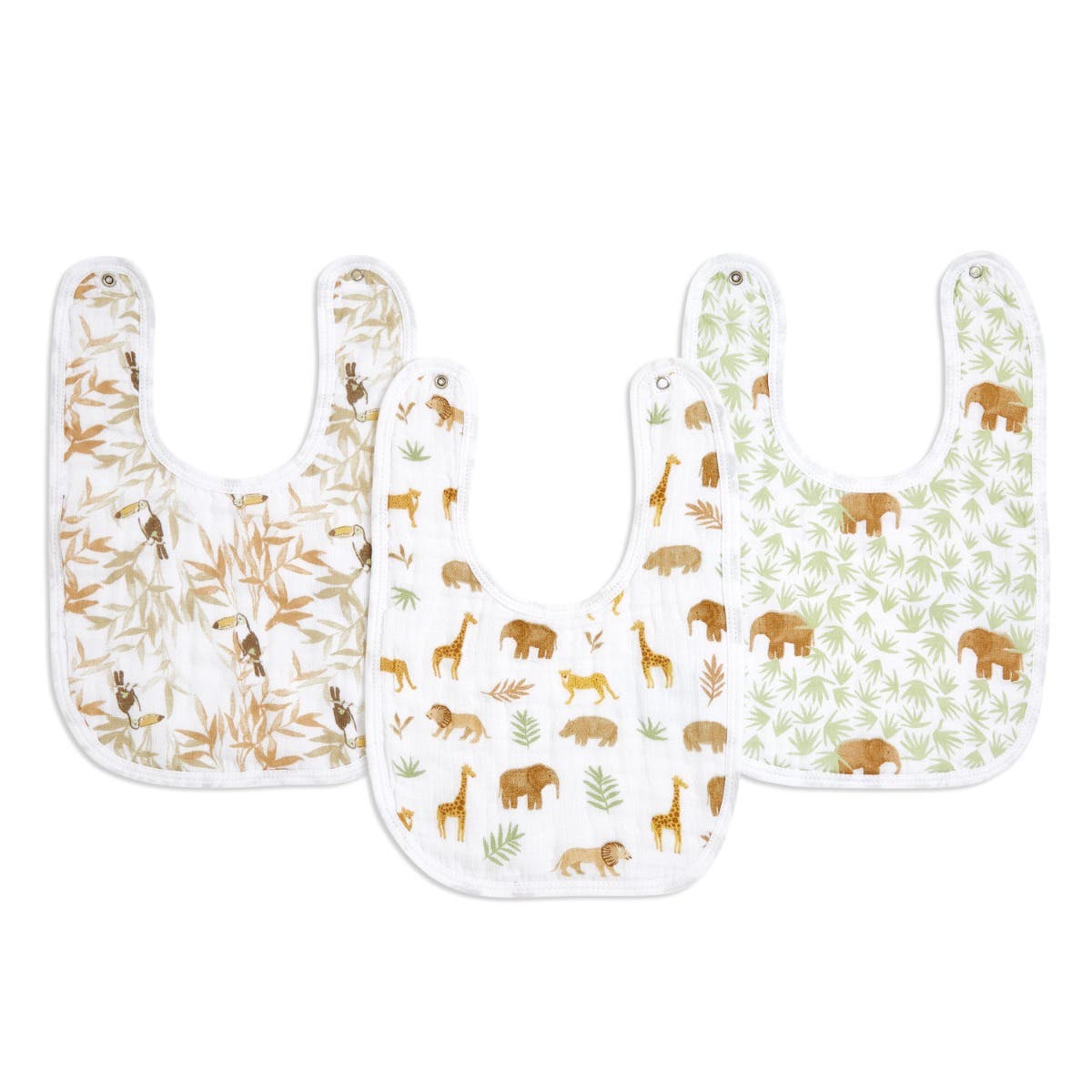 TANZANIA 3PK SNAP BIBS