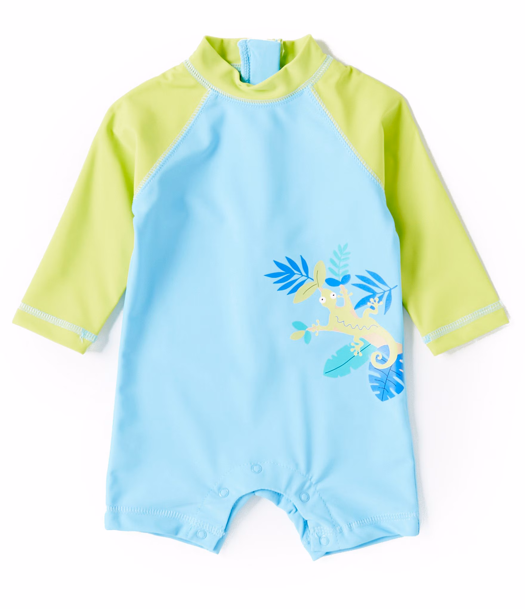Gecko LS Rashguard Suit-Blue