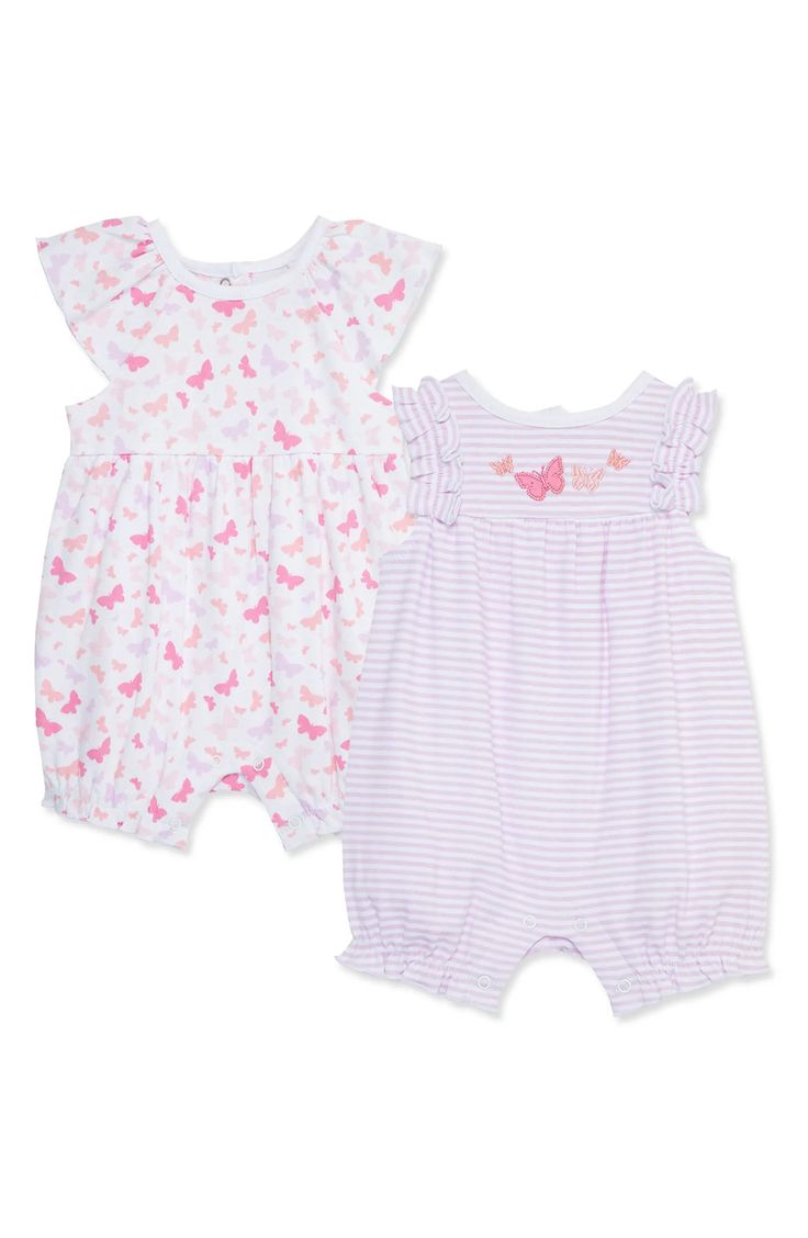 Butterflies 2pk Rompers