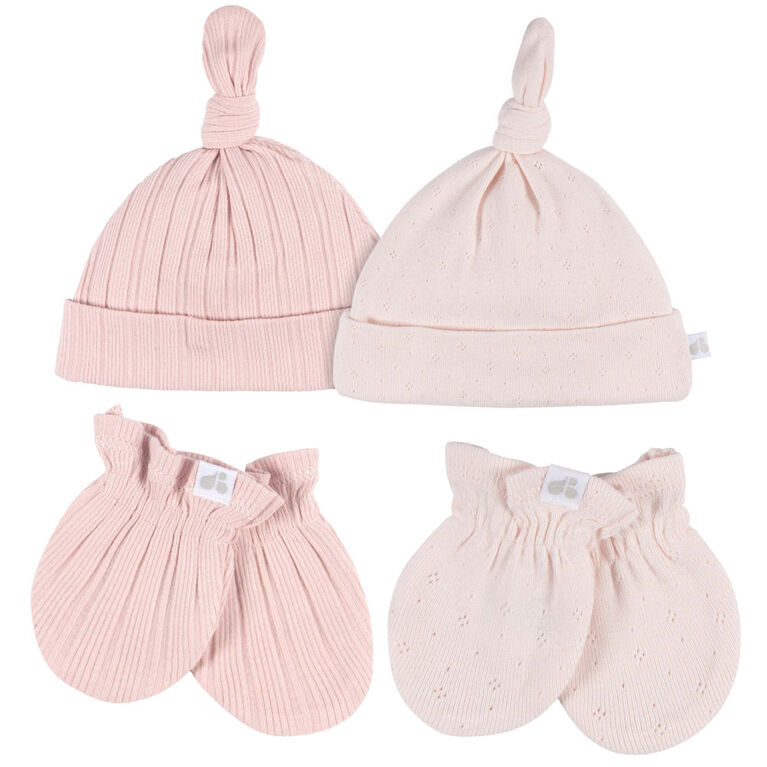JB 4PC HAT & MITTEN SET