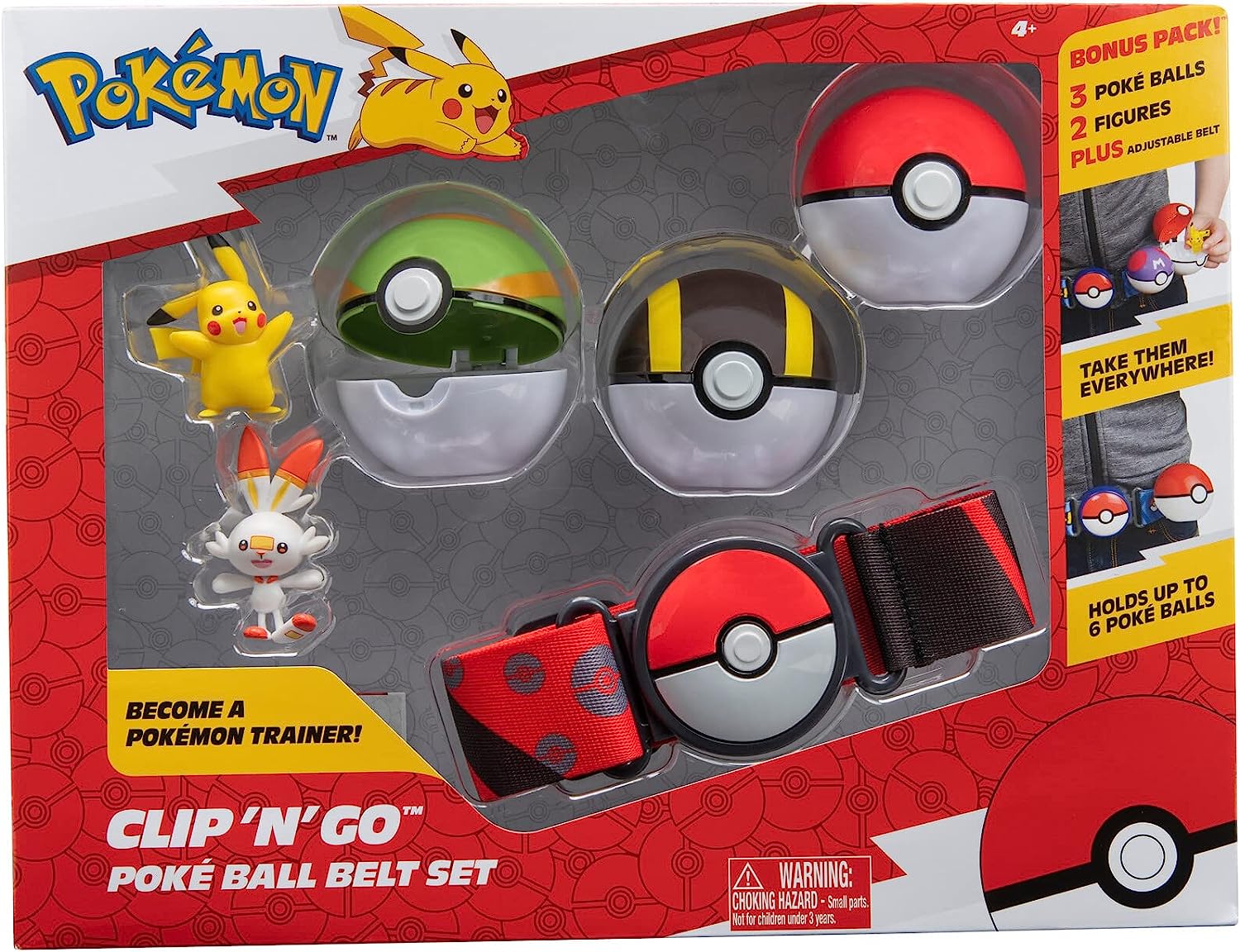 PKW CLIP N GO POKE BALL BELT SET