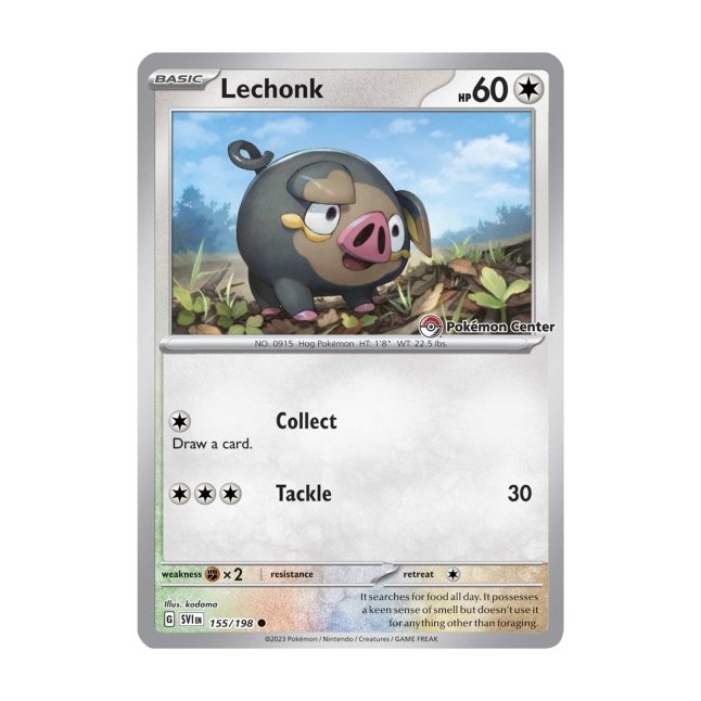 TCG Lechonk Promo Card