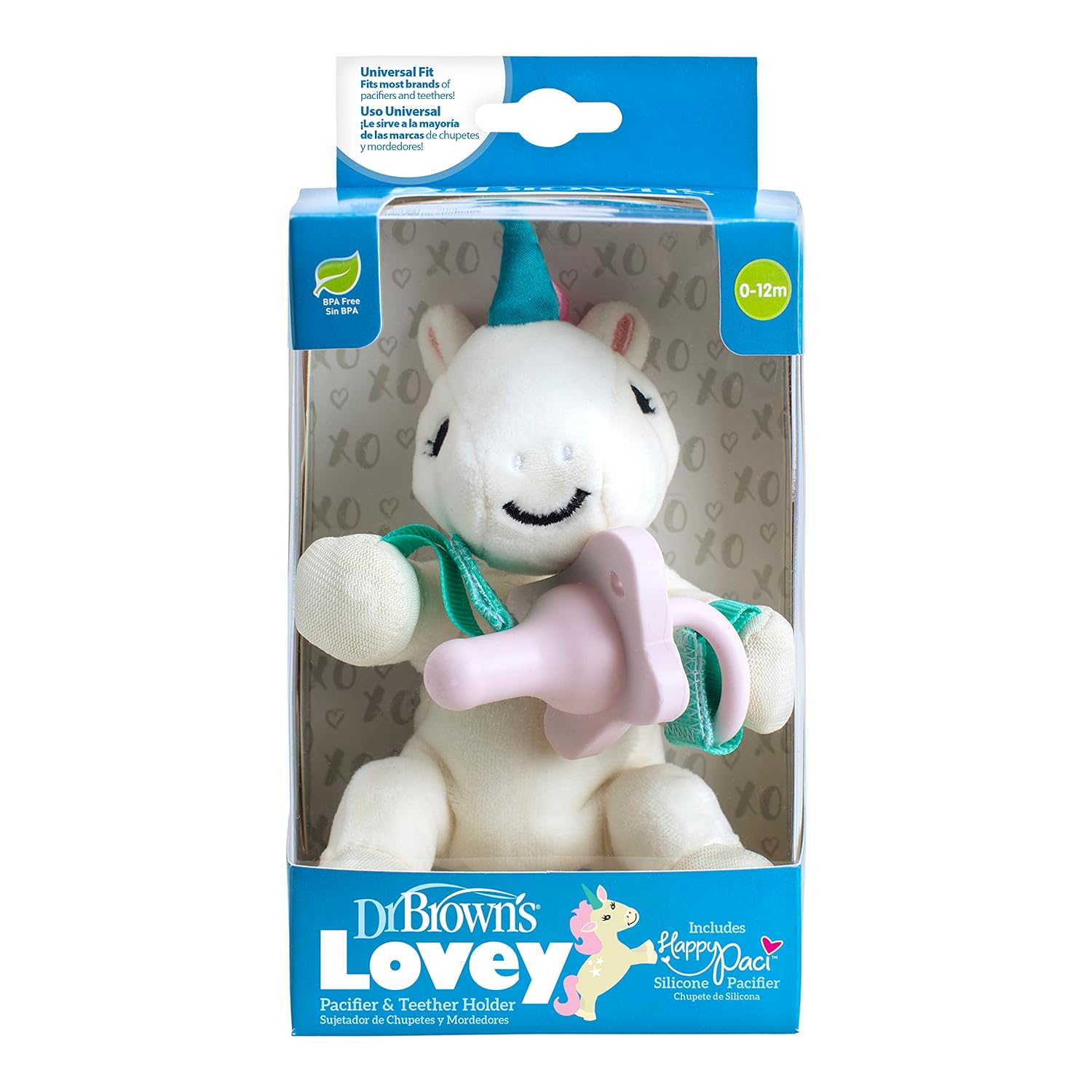 Unicorn Lovey Pink 1pc Pacifier
