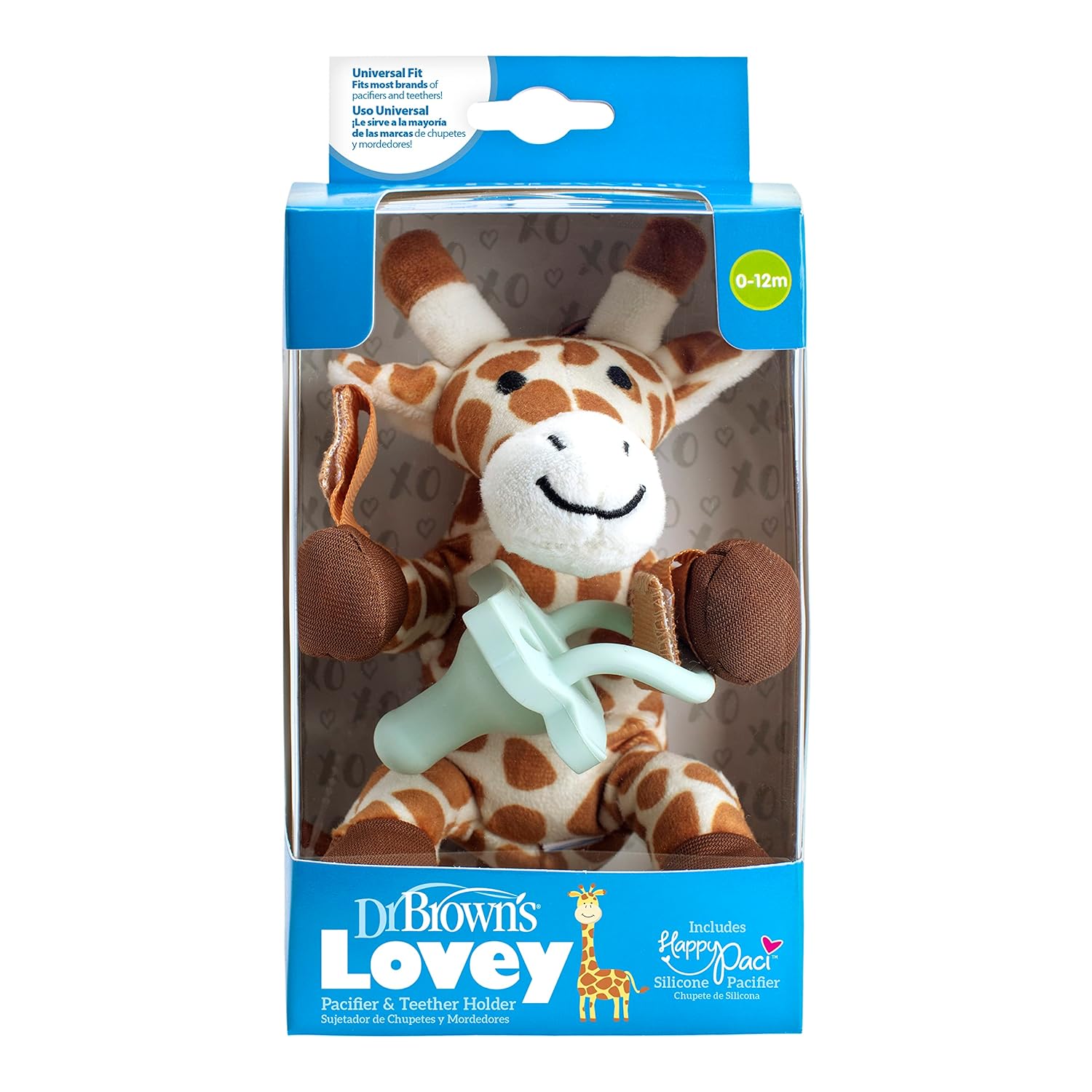 Giraffe Lovey Green1pc  Paci