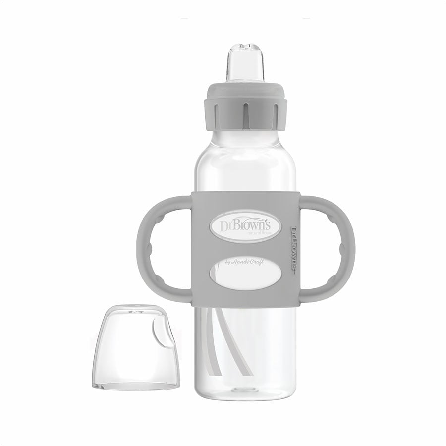 8 oz Sippy Spout Bottle  Gry,1pk