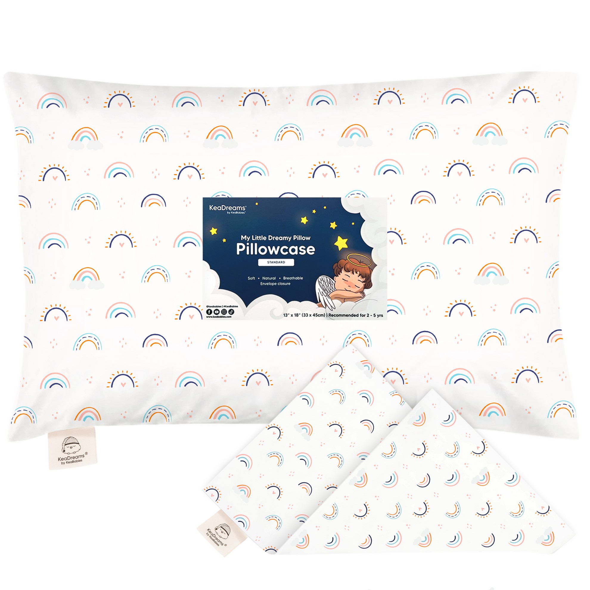 Jolly Rainbow Pillow & Case