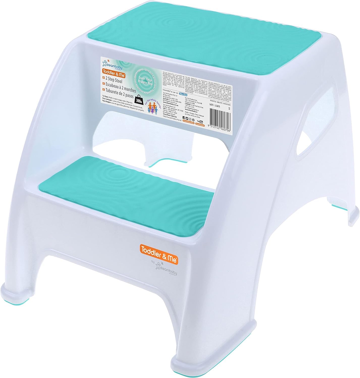 Toddler & Me 2 Step Stool Aqua