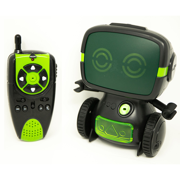 WALKIE TALKIE ROBOT GREEN/BLACK