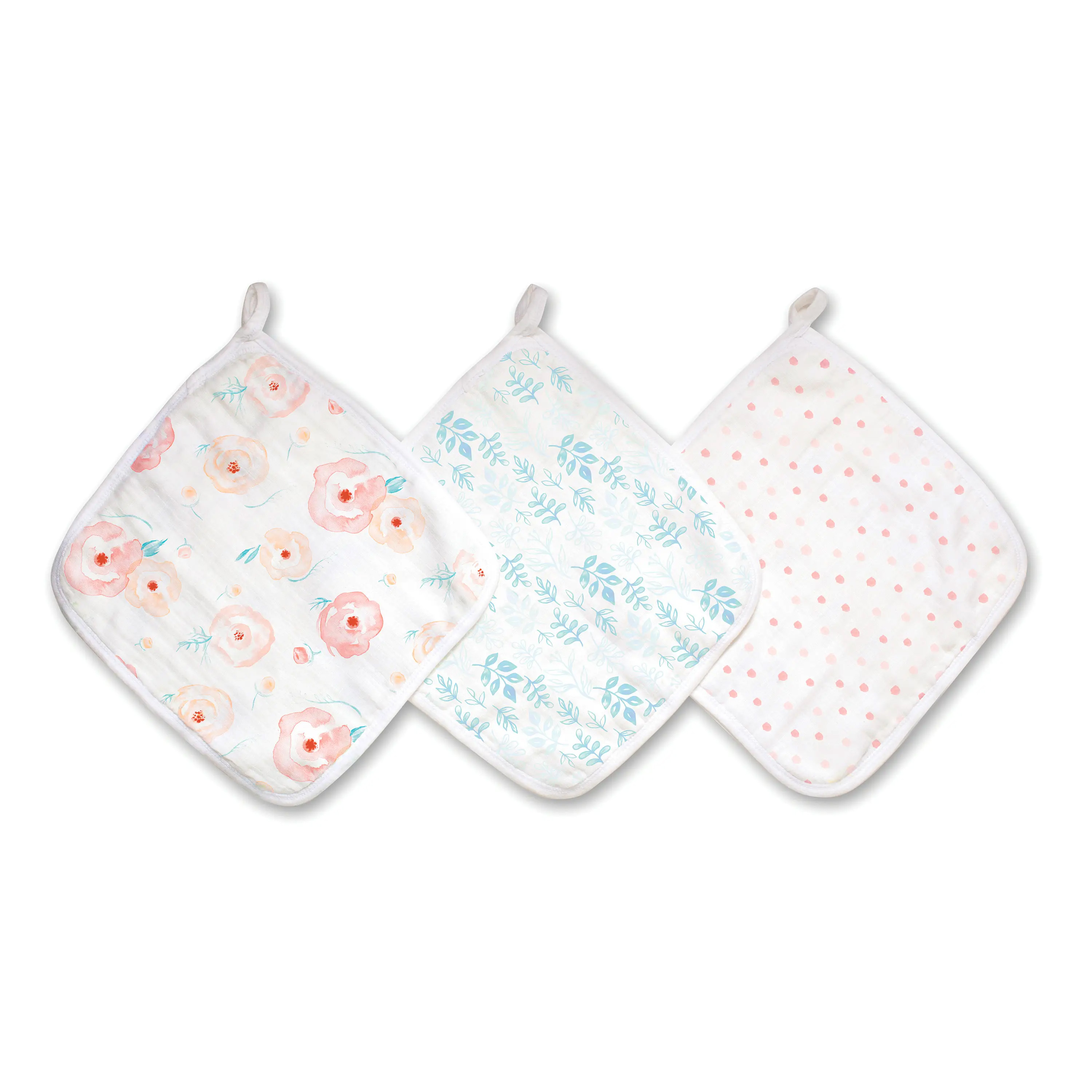 FULL BLOOM 3PK WASHCLOTHS