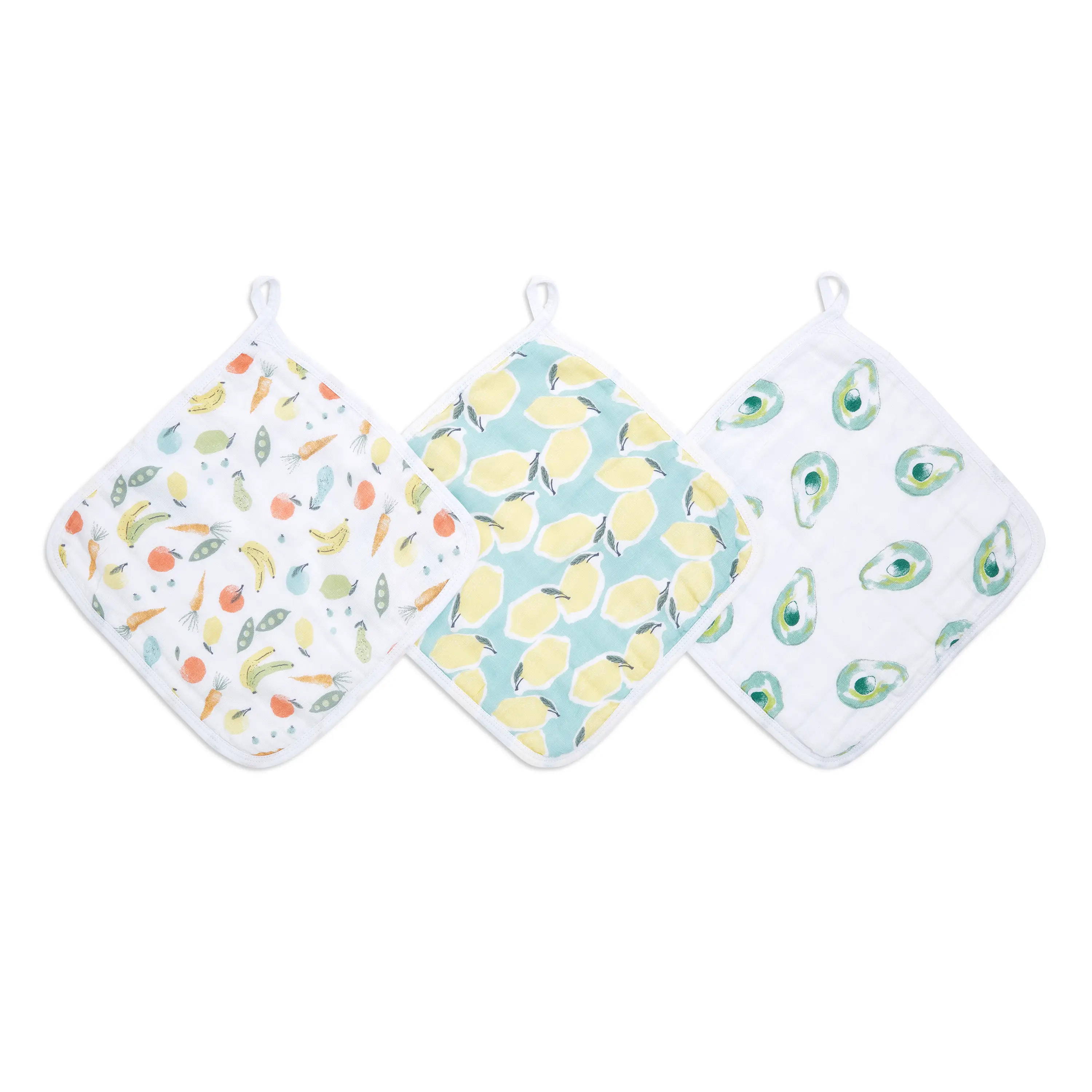 FARM TO TABLE 3PK WASHCLOTHS