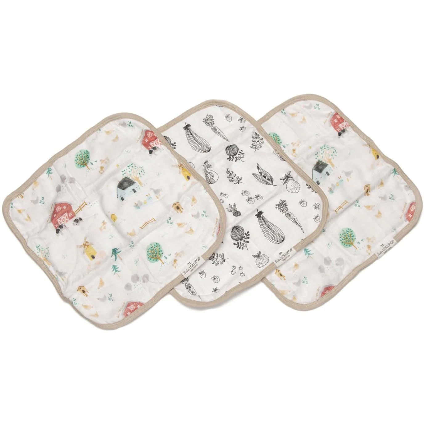 Secret Garden Washcloth Set