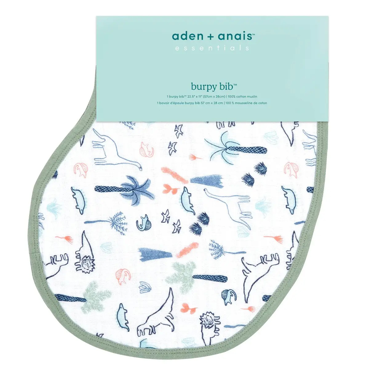 DINO JUNGLE BURPY BIB