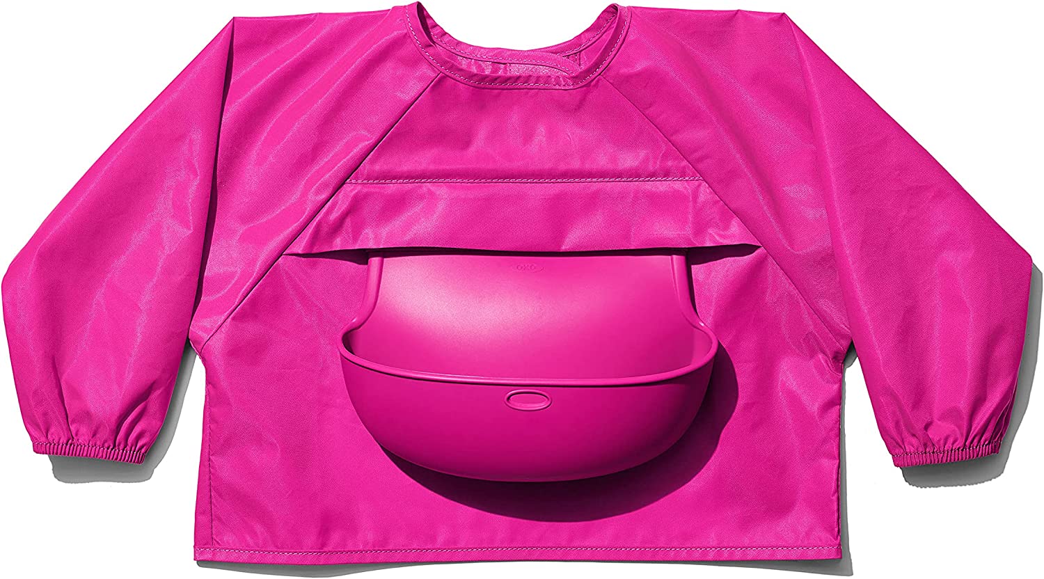 OXO TOT SLEEVED BIB PINK