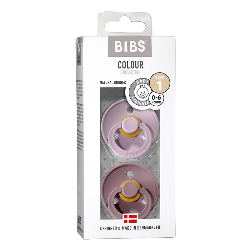 BIBS 2 x Dusky Lilac#1
