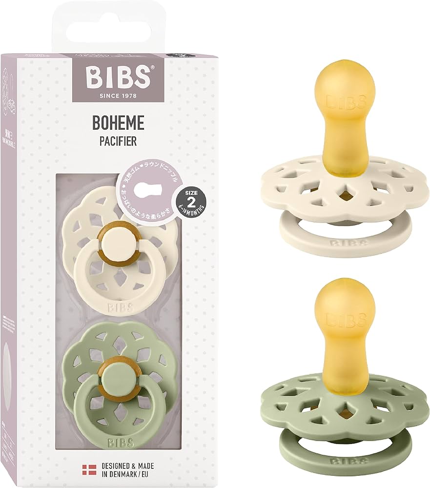 BIBS 2 x Ivory Sage # 2
