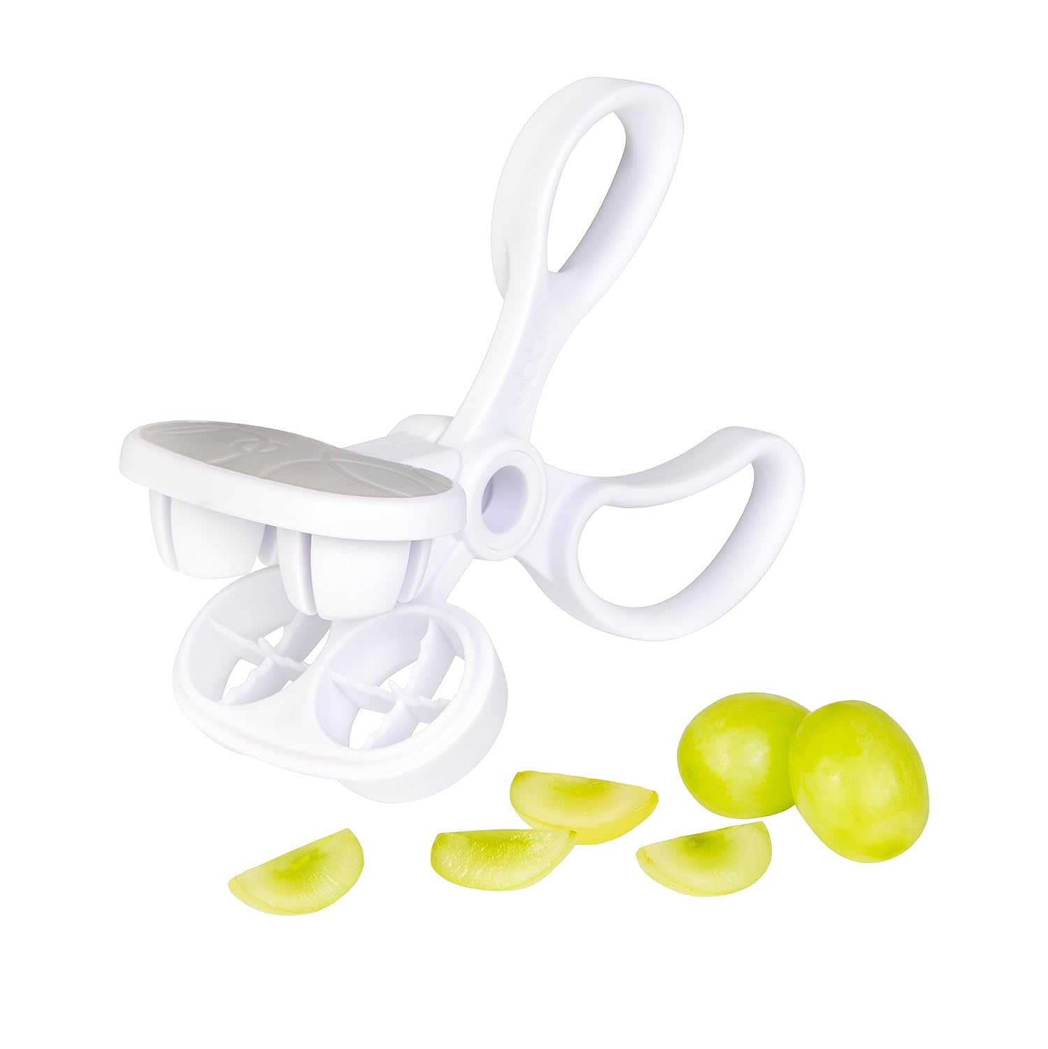 Ubbi Dual Grape Cutter Gray/Whit