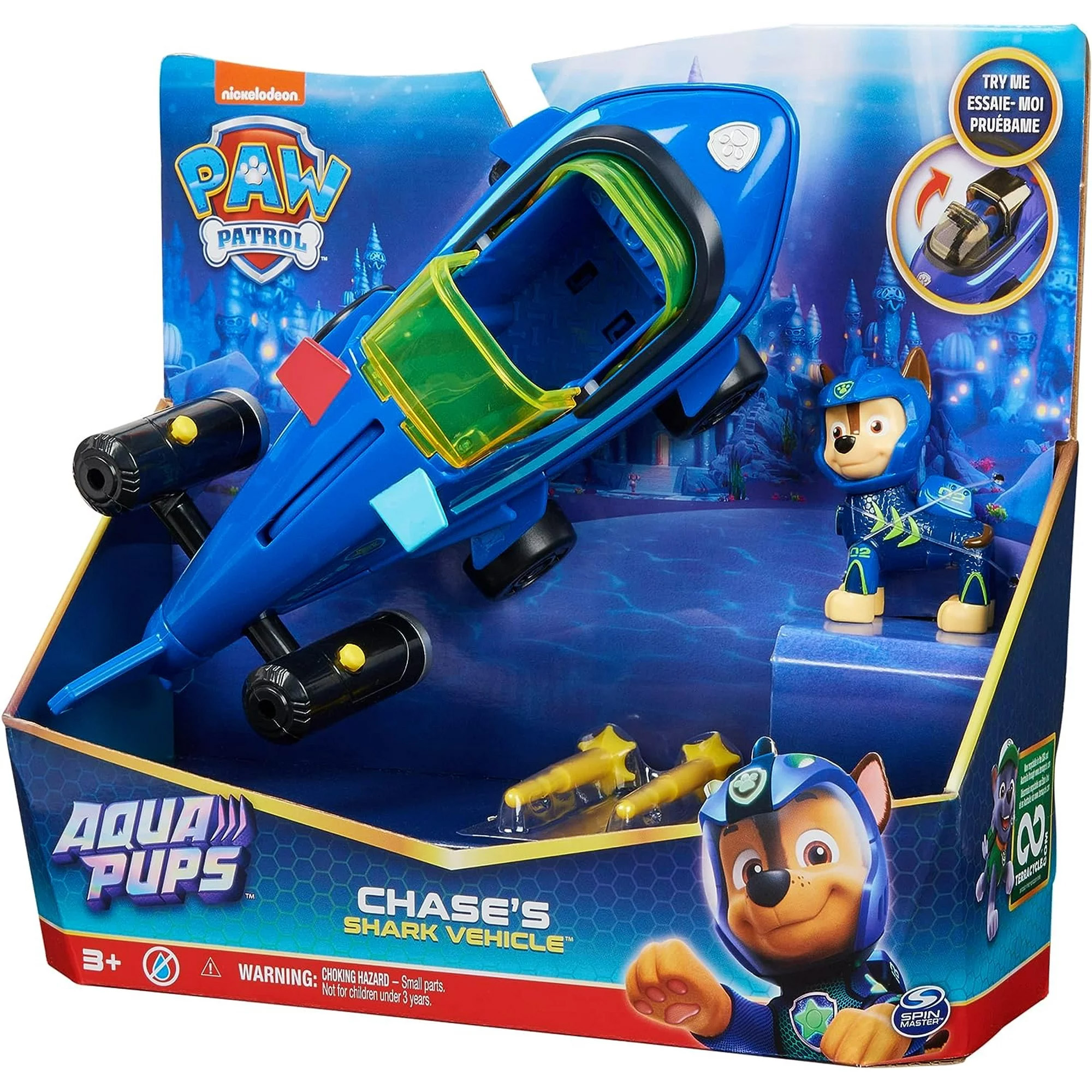PAW PATROL AQUA VEHICLE