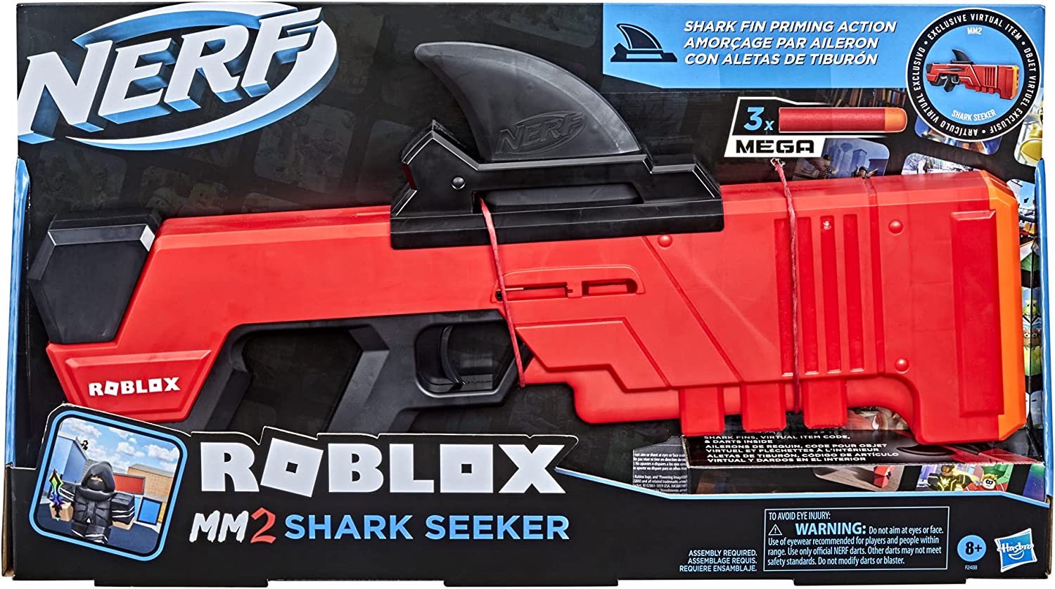 NERF ROBLOX MM2 SHARK SEEKER