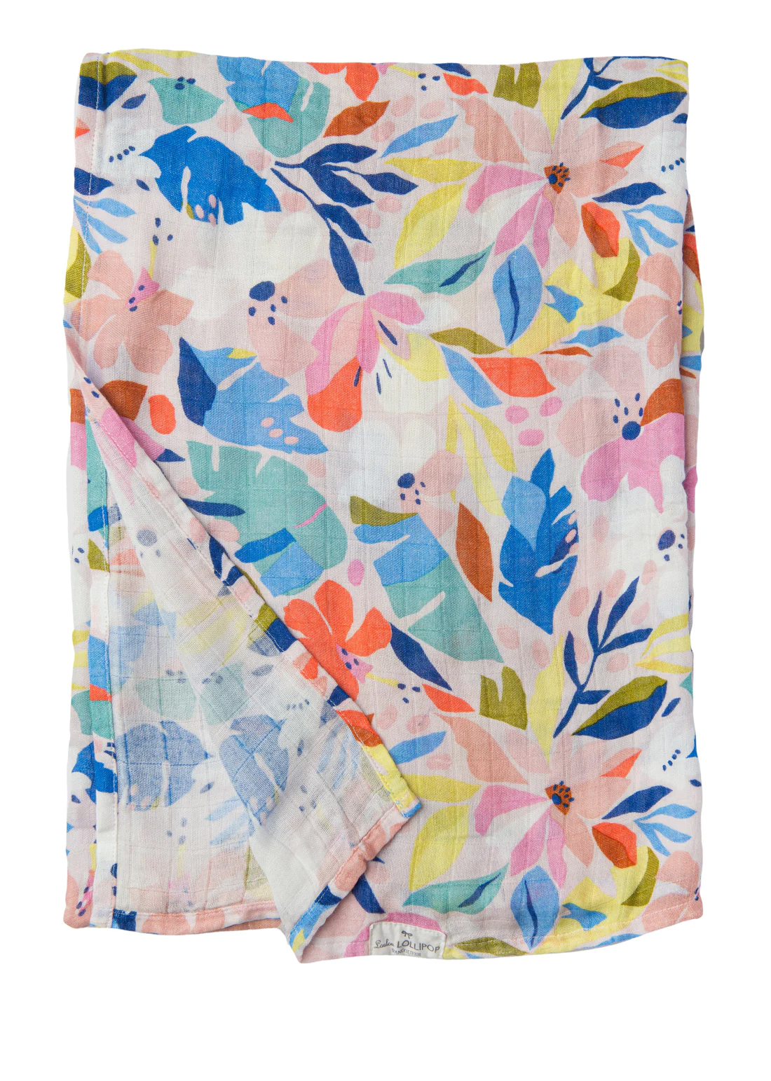MUSLIN BLANKET HAWAIIAN FLORAL