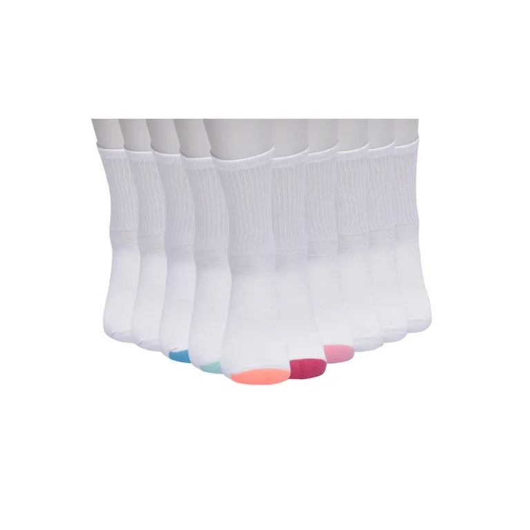 Wonder Nation 10pr White Socks