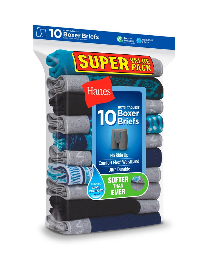 HANES 10PK BOXER BRIEF