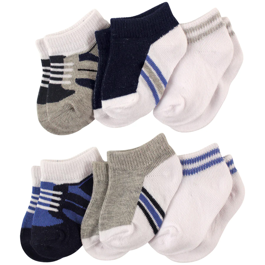 No Show Sock 6Pr - Sneaker Blu