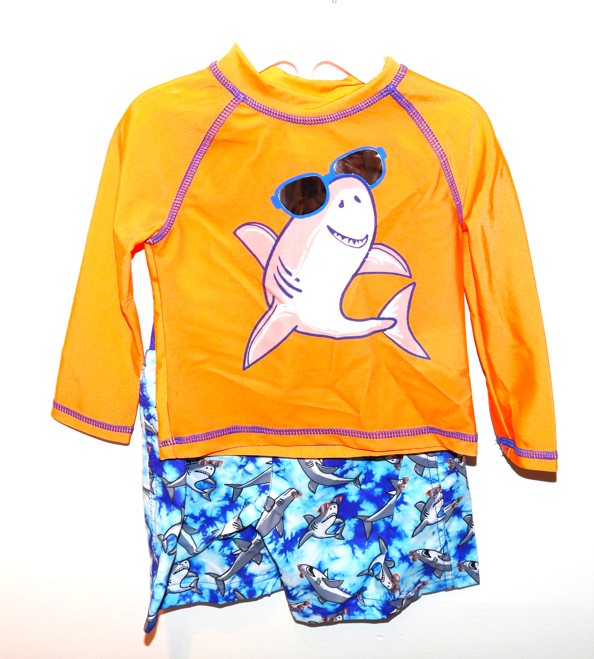 Cool Shark Rashguard Short Set