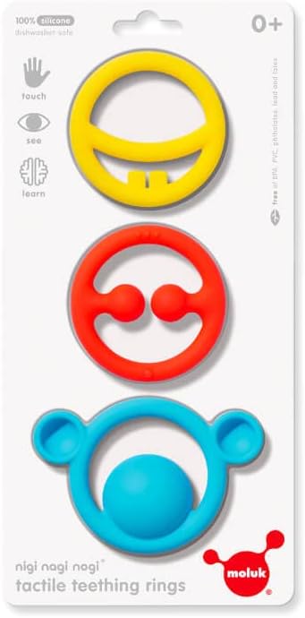 Nigi Nai Teething Rings PRIMARY