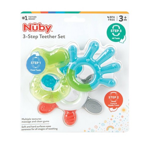 3PK W-FLD TEETHERS-NEUTRAL
