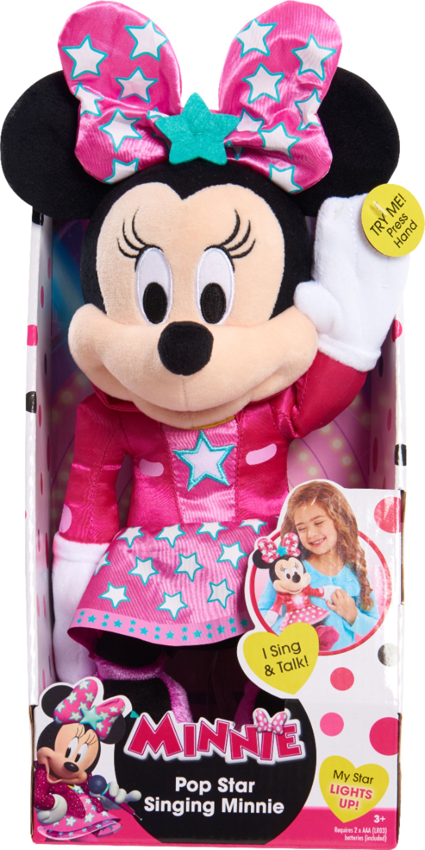 Singing Minnie plush