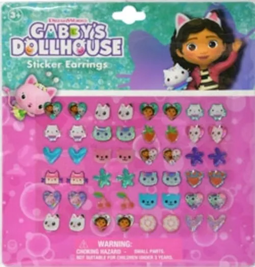 GABBY'S DOLLHOUSE STICKER EARING