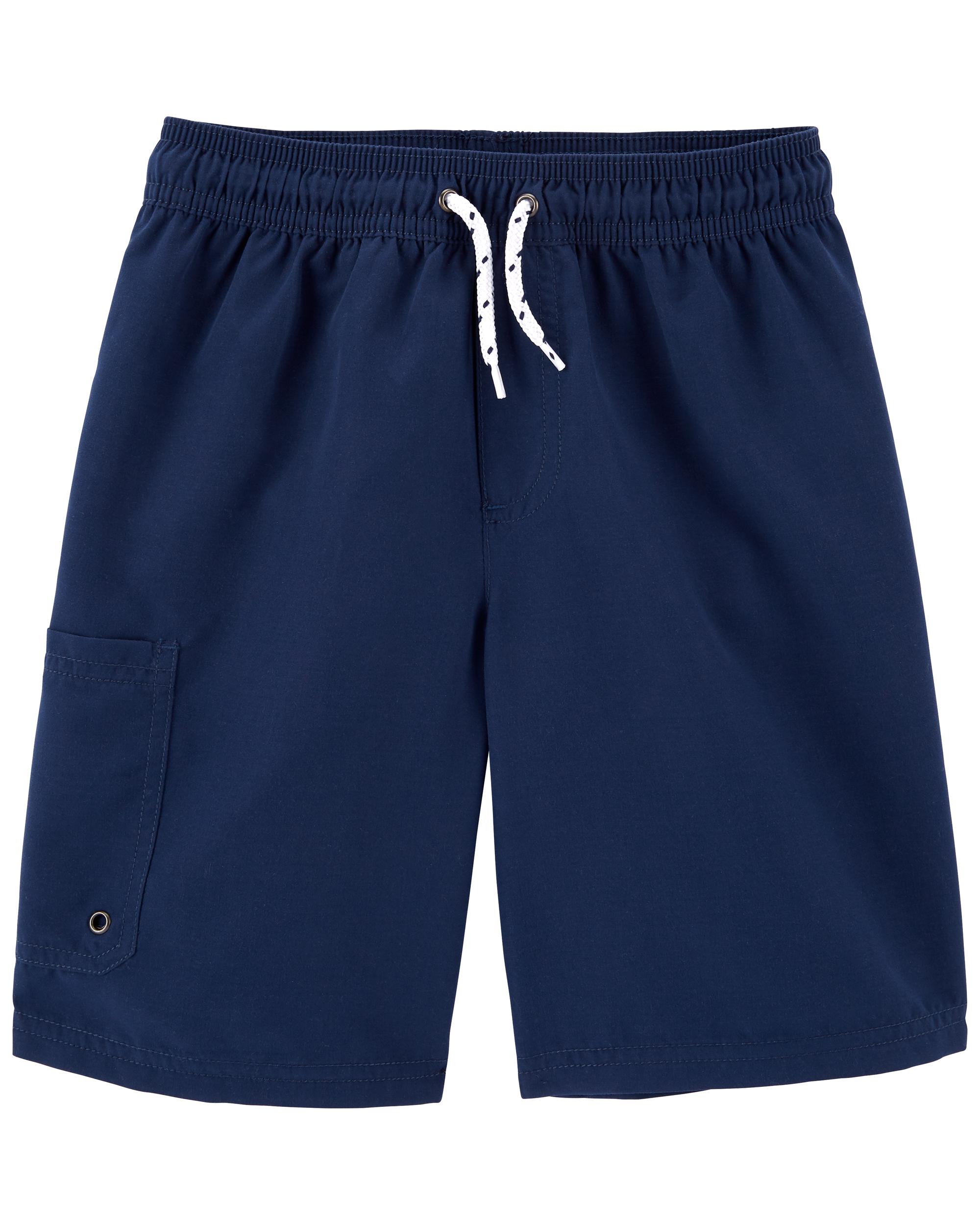 NAVY SWIM TRUNKS