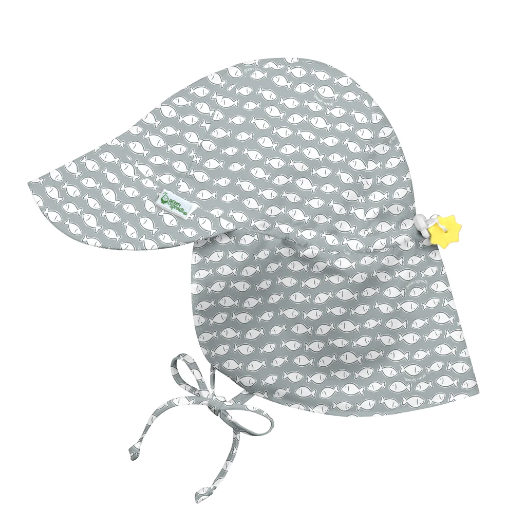 Sun Hat Gray Fish