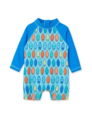 Surf LS Rashguard Suit Blue