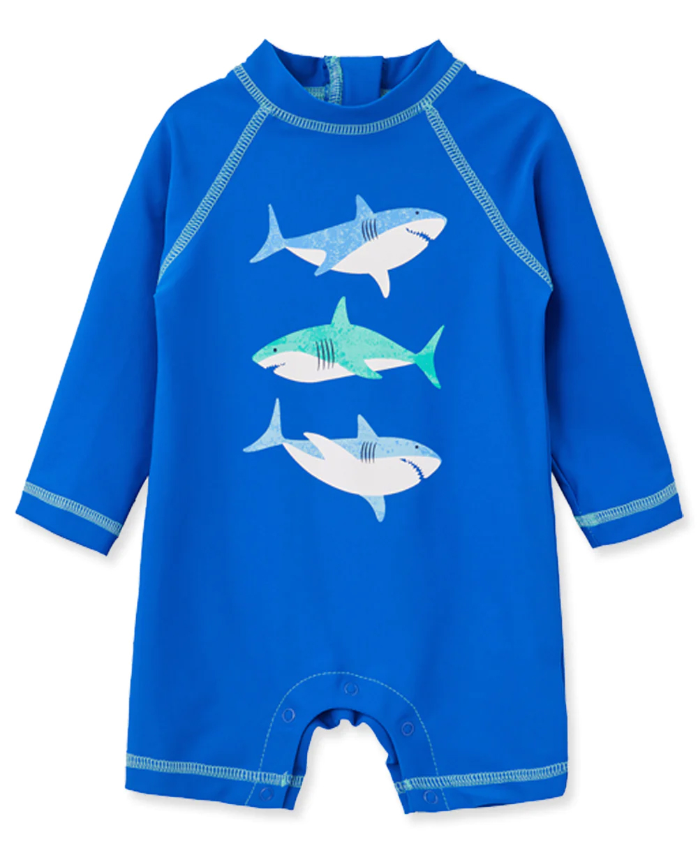 Shark LS Rashguard Suit Blue