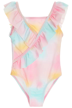 Tie Dye Swimsuit Pink