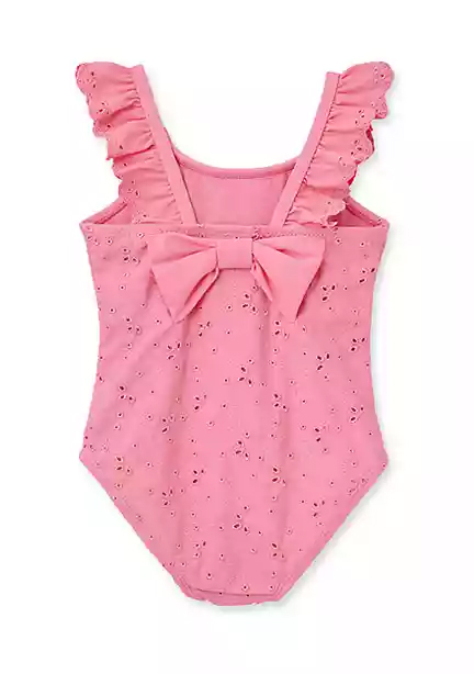Eyelet Swimsuit Pink