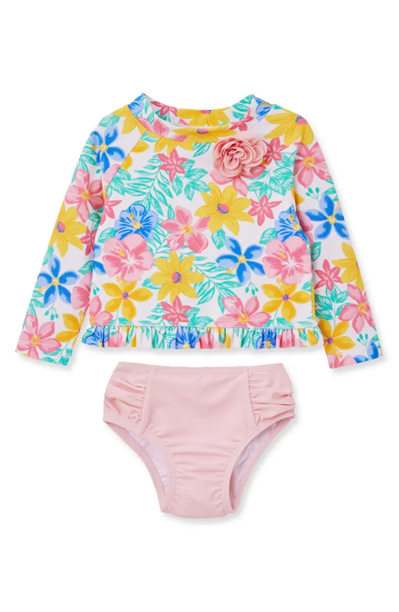 Tropical 2Pc LS Rashguard Floral