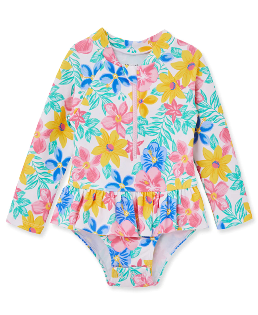 Tropical 1PC Rashguard Floral