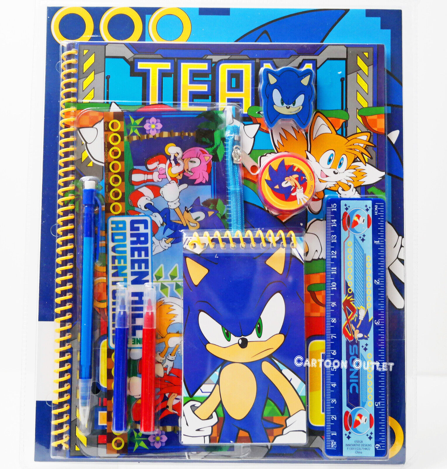 SONIC 11PC STATIONARY SET