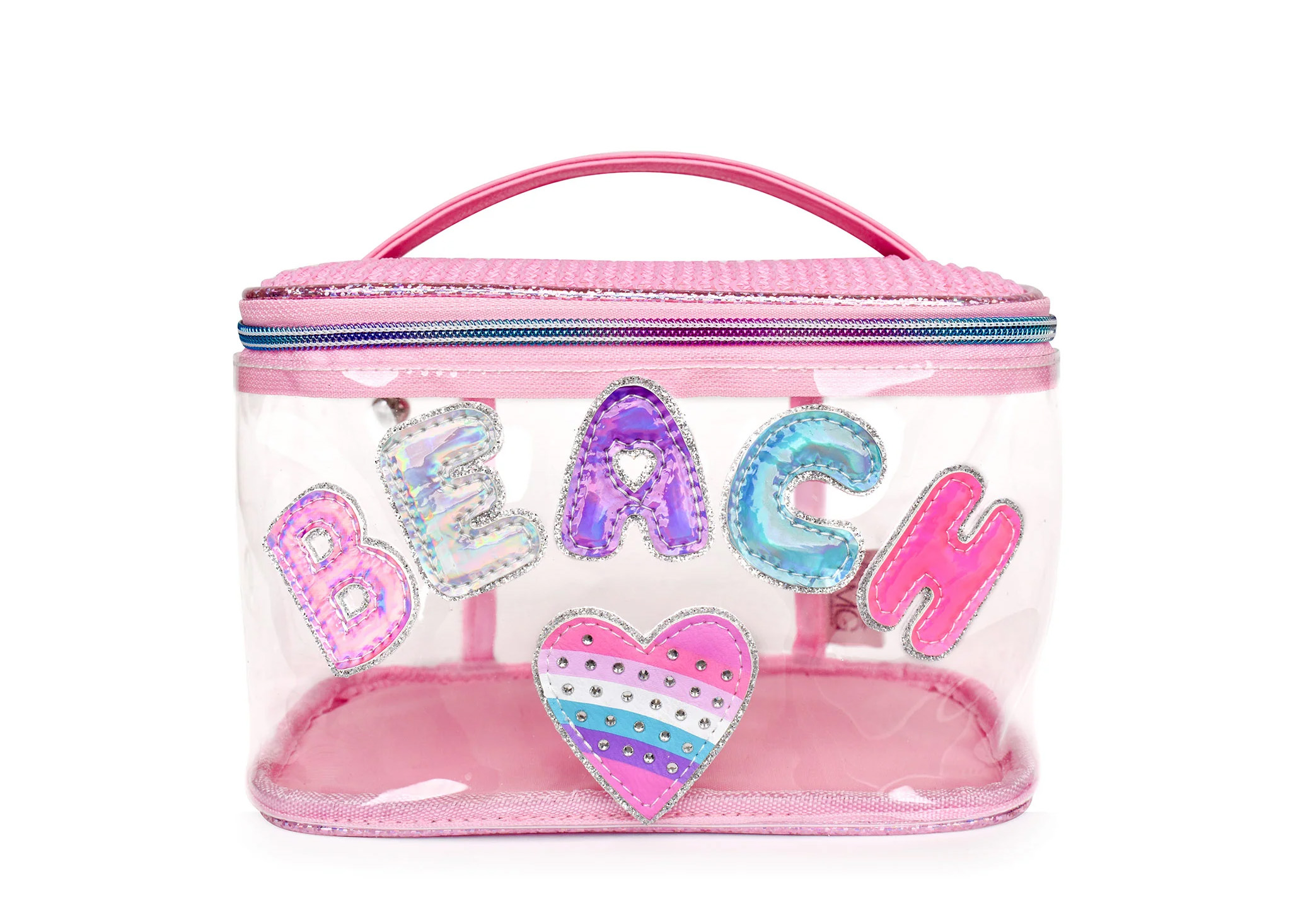 Beach Clear Train Case