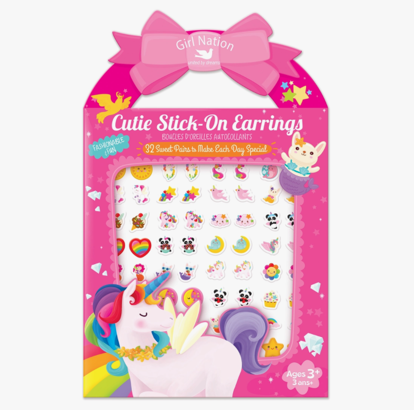 Cutie Stick-On Earrings Valu pk