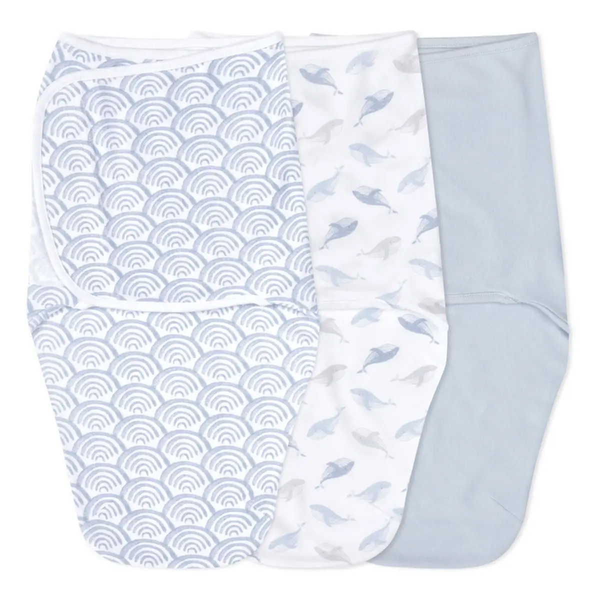 0-3M AT SEA 3PK EASY WRAP