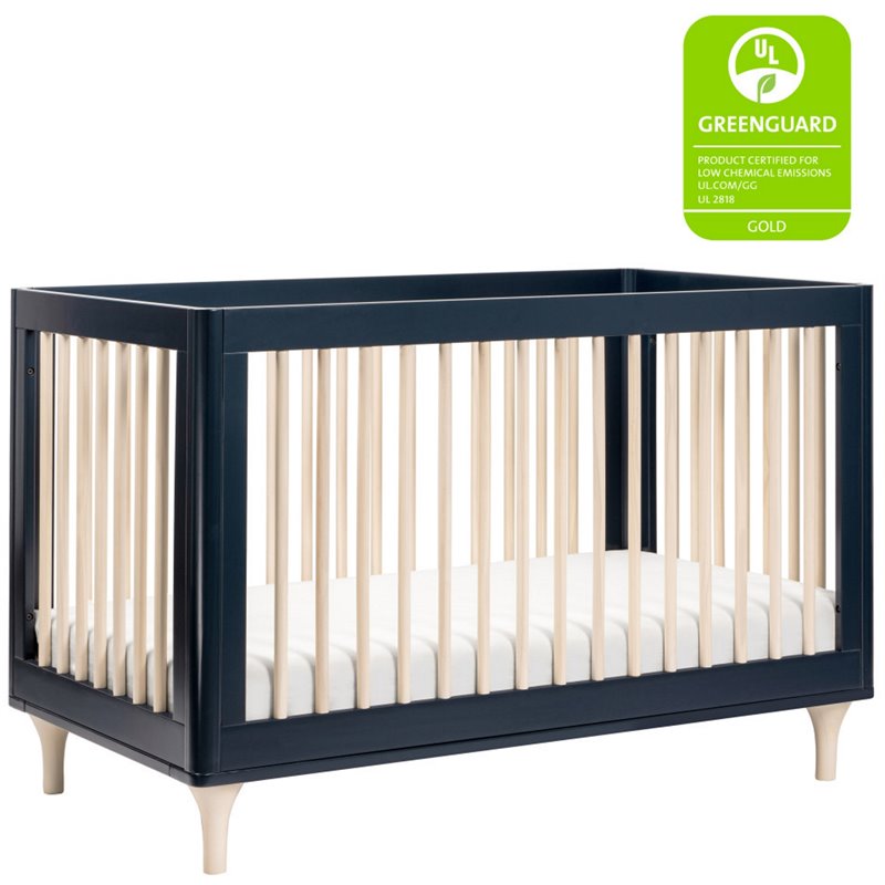 Lolly Conv Crib -Navy/Natural