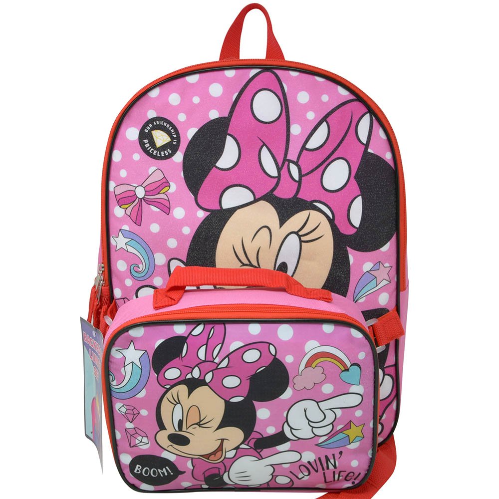Minnie 16" Backpack& Lunch Bag