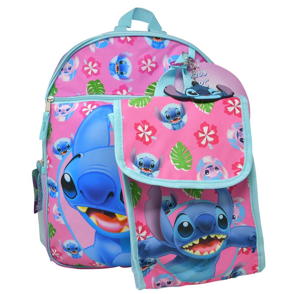 Stitch 16" Bakpack 4pc Set