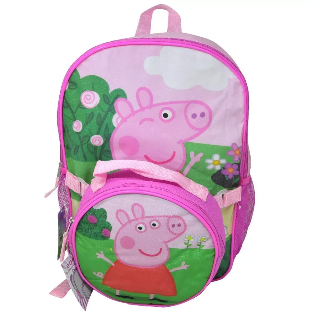 Peppa Pig 16 Bakpack & Lunch Bag