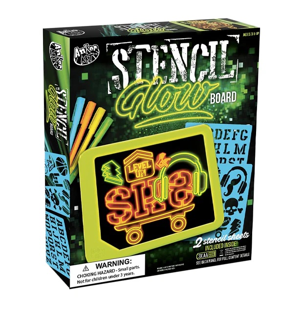 STENCIL GLOW BOARD-AKA